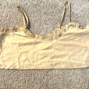 Princess Polly Tan Crop Top